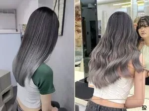 白髮白色頭髮白色長髮手刷染白頭髮