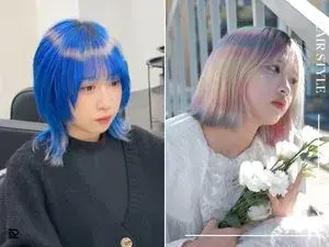 短髮造型短頭髮造型挑染挑染髮色
