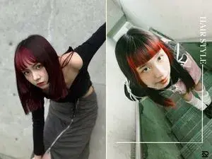 染髮顏色挑染髮色紅色頭髮顯白髮色