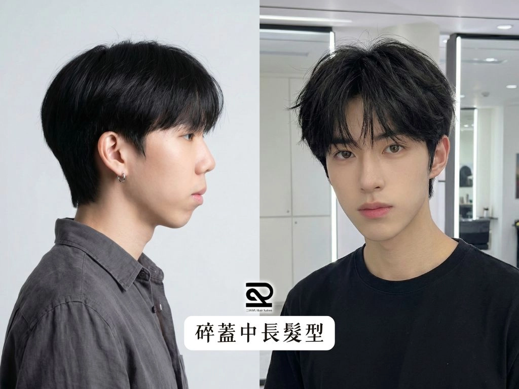 2006hair一中店-碎蓋中長髮型