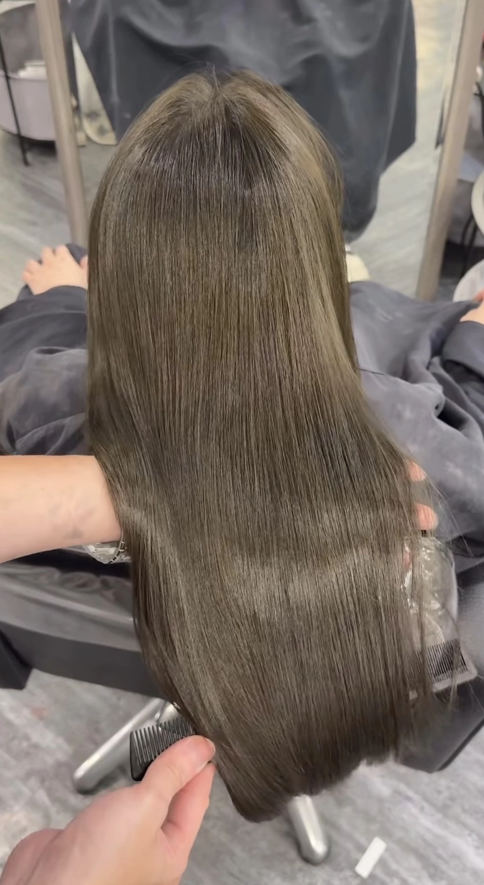 No.2 亞麻灰綠（不用過度漂也能做）